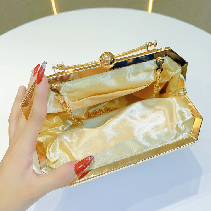 Luxurious Satin Evening Handbag