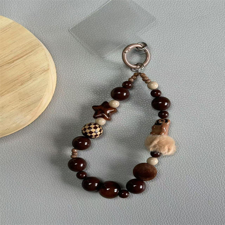 Decorative Beaded Keychain Holder Kalsten