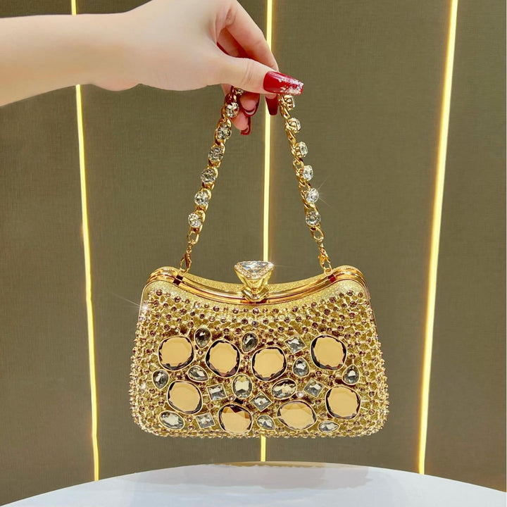 Opulent Bejeweled Evening Clutch
