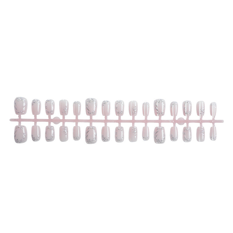 Elegant Floral Accented Press-On Nail Set