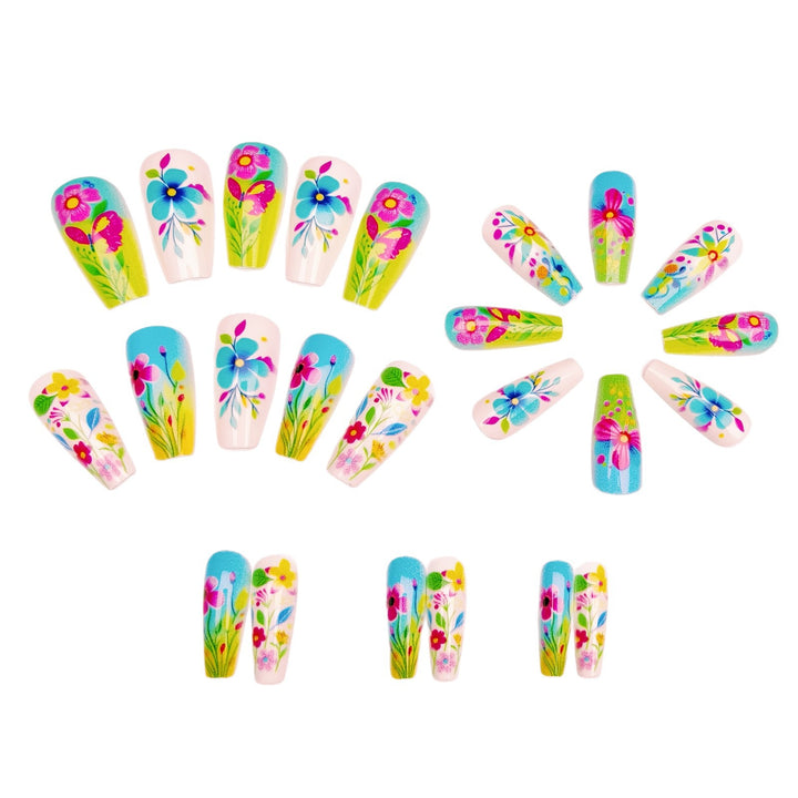 3D Floral Design Nail Art Kalsten