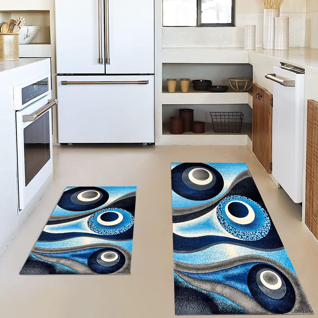 Vintage-Inspired Kitchen Mat Set Kalsten