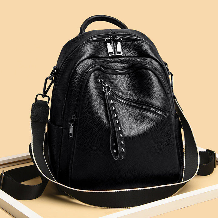 Stylish and Versatile Leather Backpack Kalsten