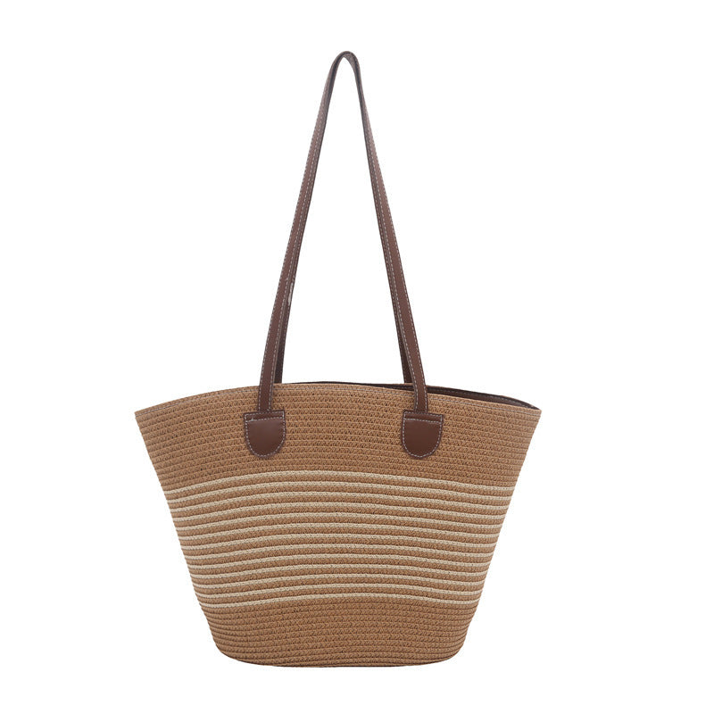 Stylish Straw Beach Tote Bag Kalsten