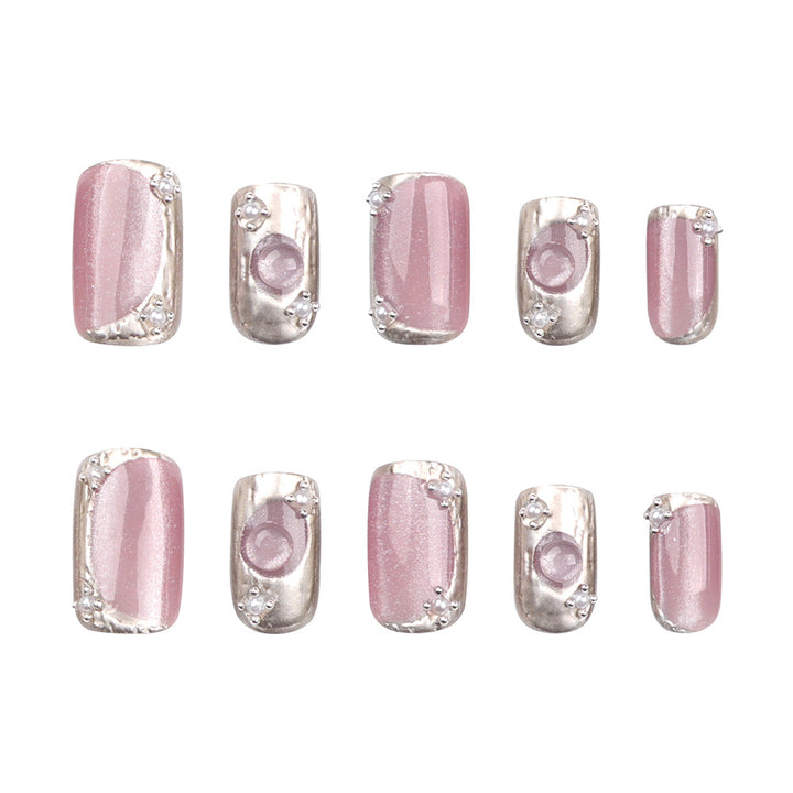 Artistic Nail Art with Glitter and Ombre Effect Kalsten