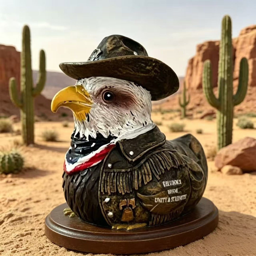 Patriotic Decorative Rubber Duck Statue Kalsten