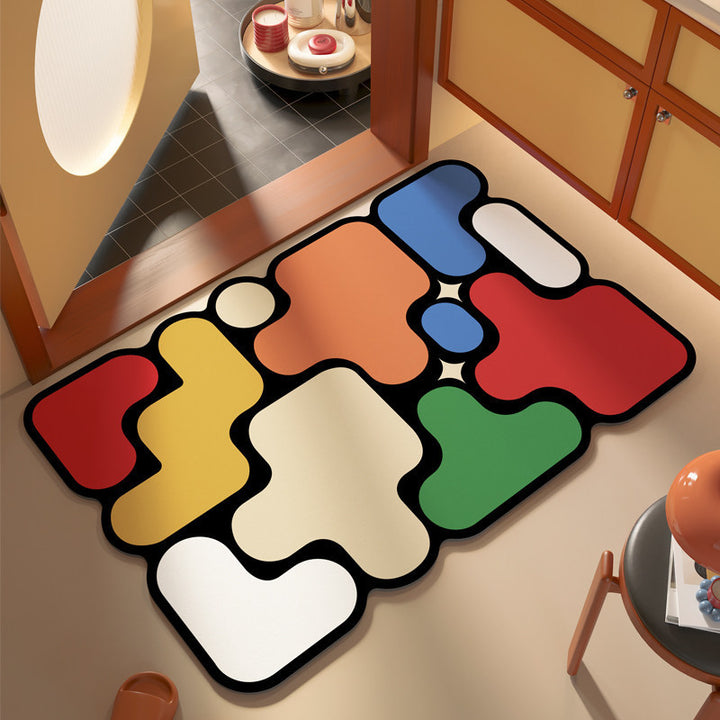 Artistic Colorful Doormat Kalsten