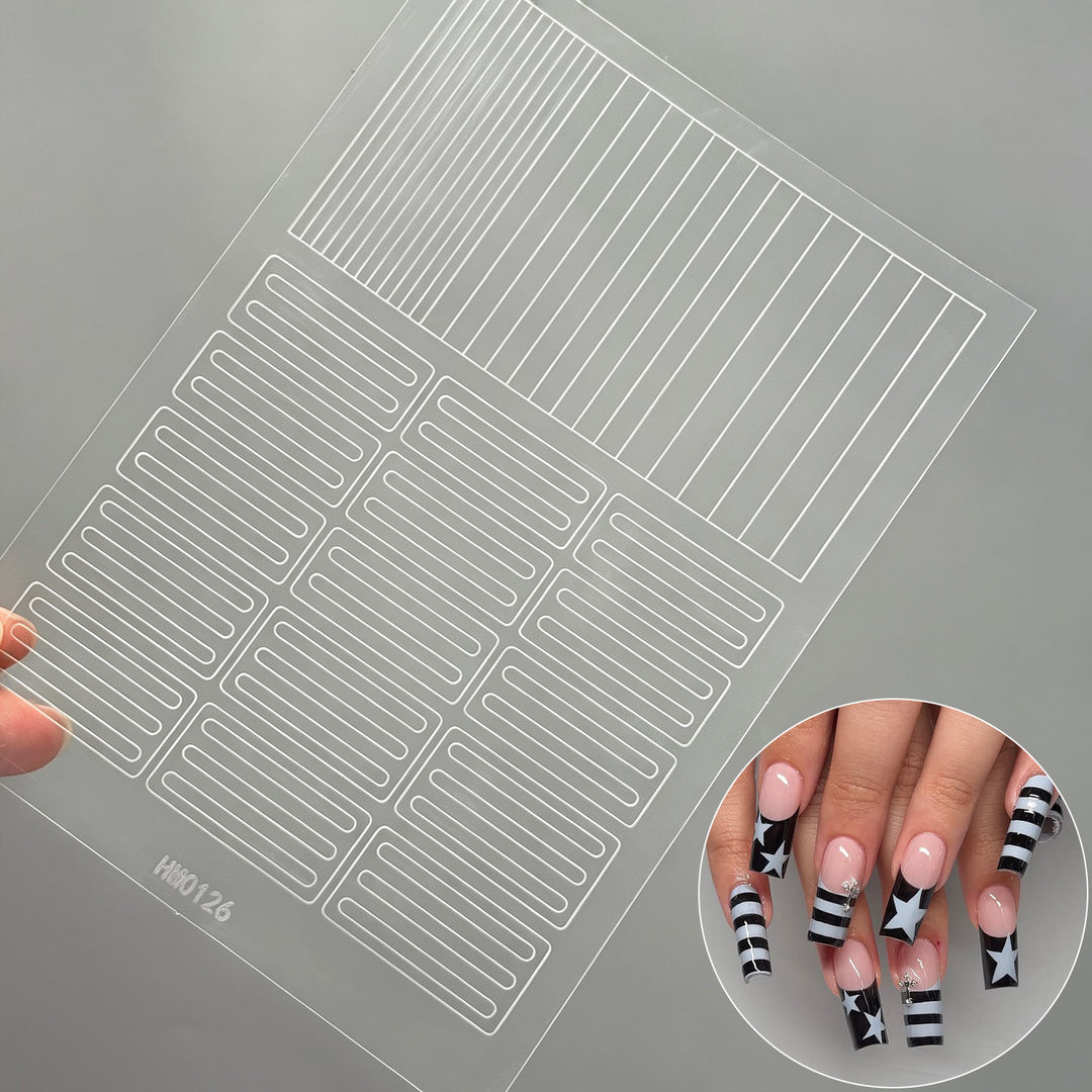 Butterfly Nail Art Stencil Sheet