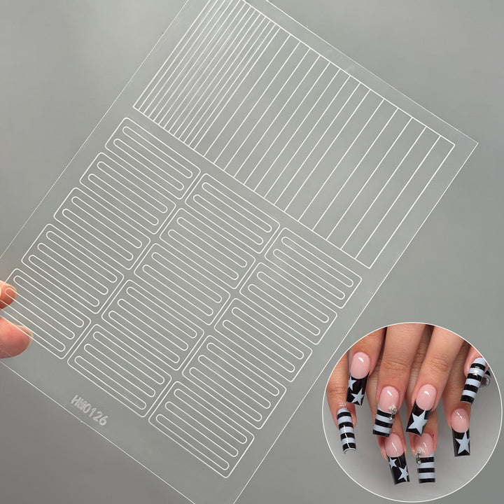 Butterfly Nail Art Stencil Sheet