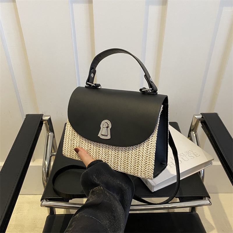 Elegant Handcrafted Straw Tote