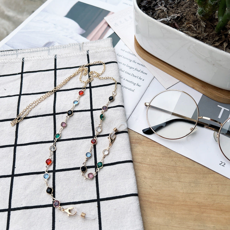 Decorative Gemstone Eyewear Chain Kalsten