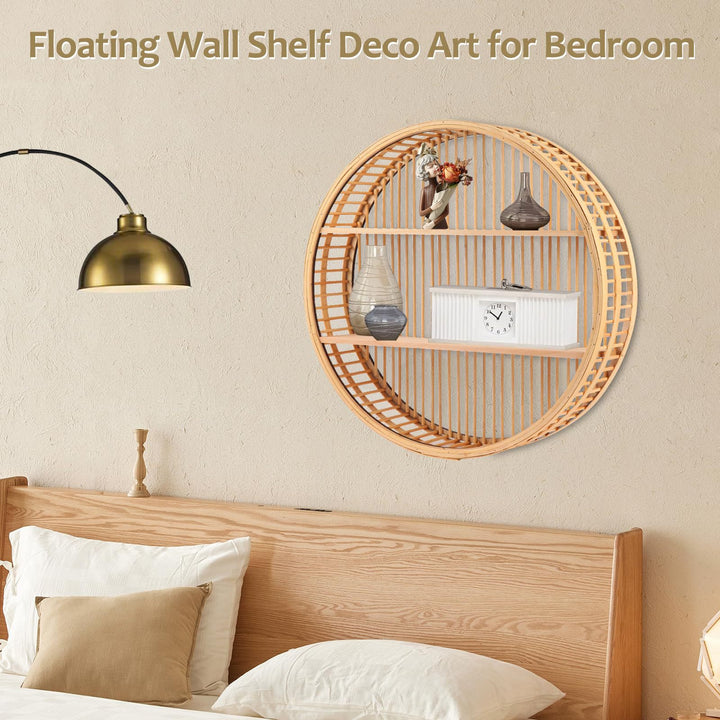 Floating Round Wall Shelf Kalsten