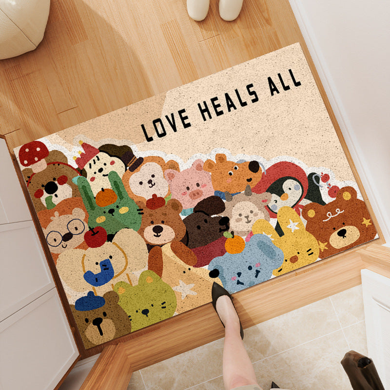 Playful Animal-Themed Area Mat