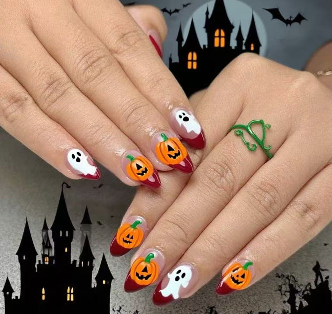 Halloween Themed Spooky Nail Art Kalsten