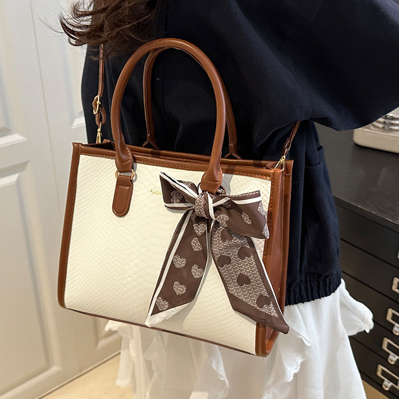 Elegant Handcrafted Quilted Tote Bag