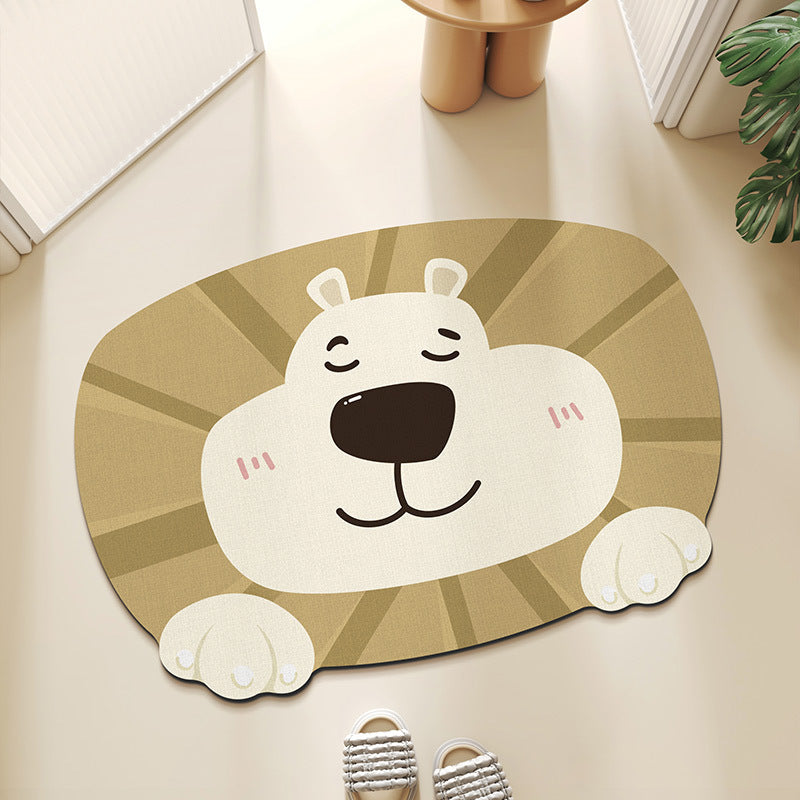 Cartoon-Themed Floor Mat