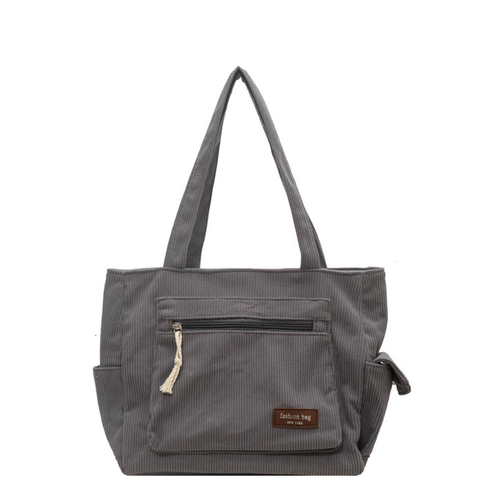 Corduroy Fashion Tote Bag