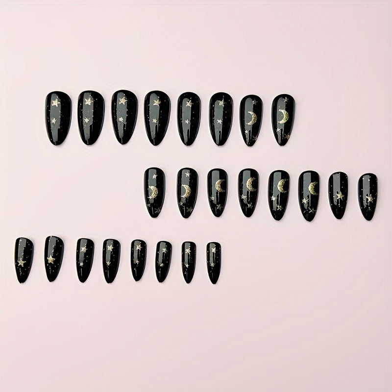 Celestial Themed Nail Art Set