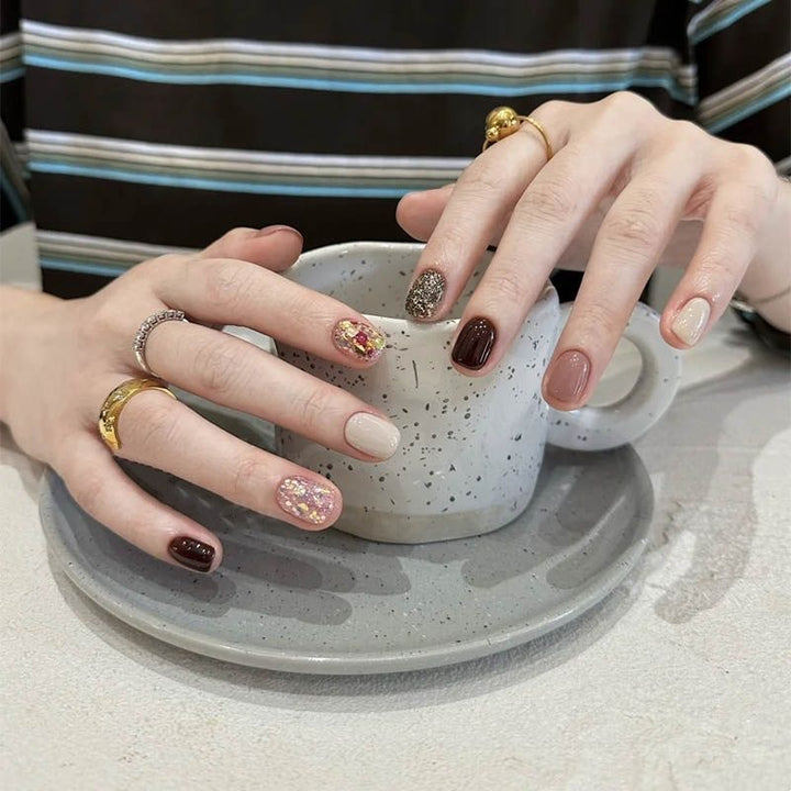 Creative Press-On Nail Art Set