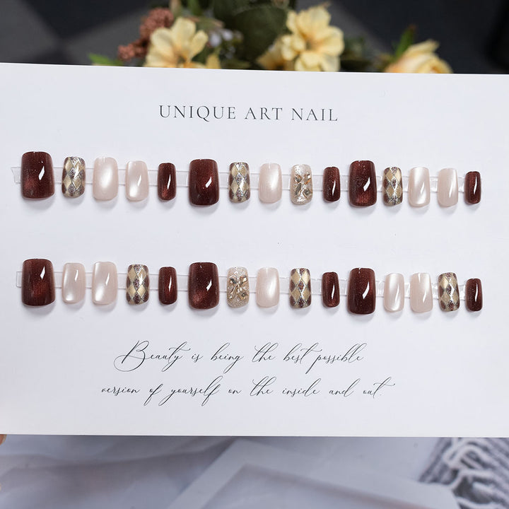 Artistic 3D Decorative Press-On Nails