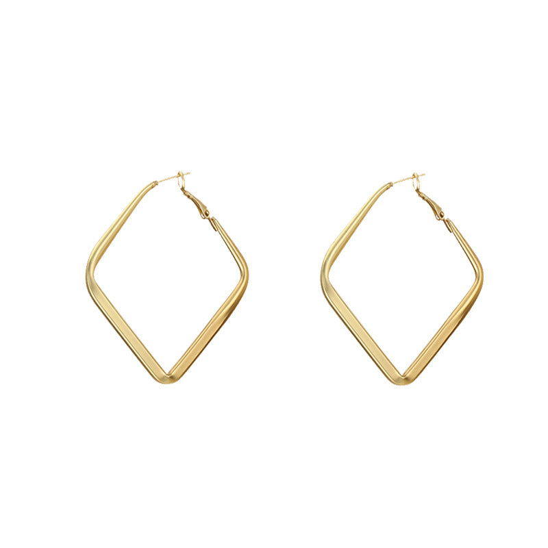 Square Earrings Made of High-Quality Stainless Steel Kalsten