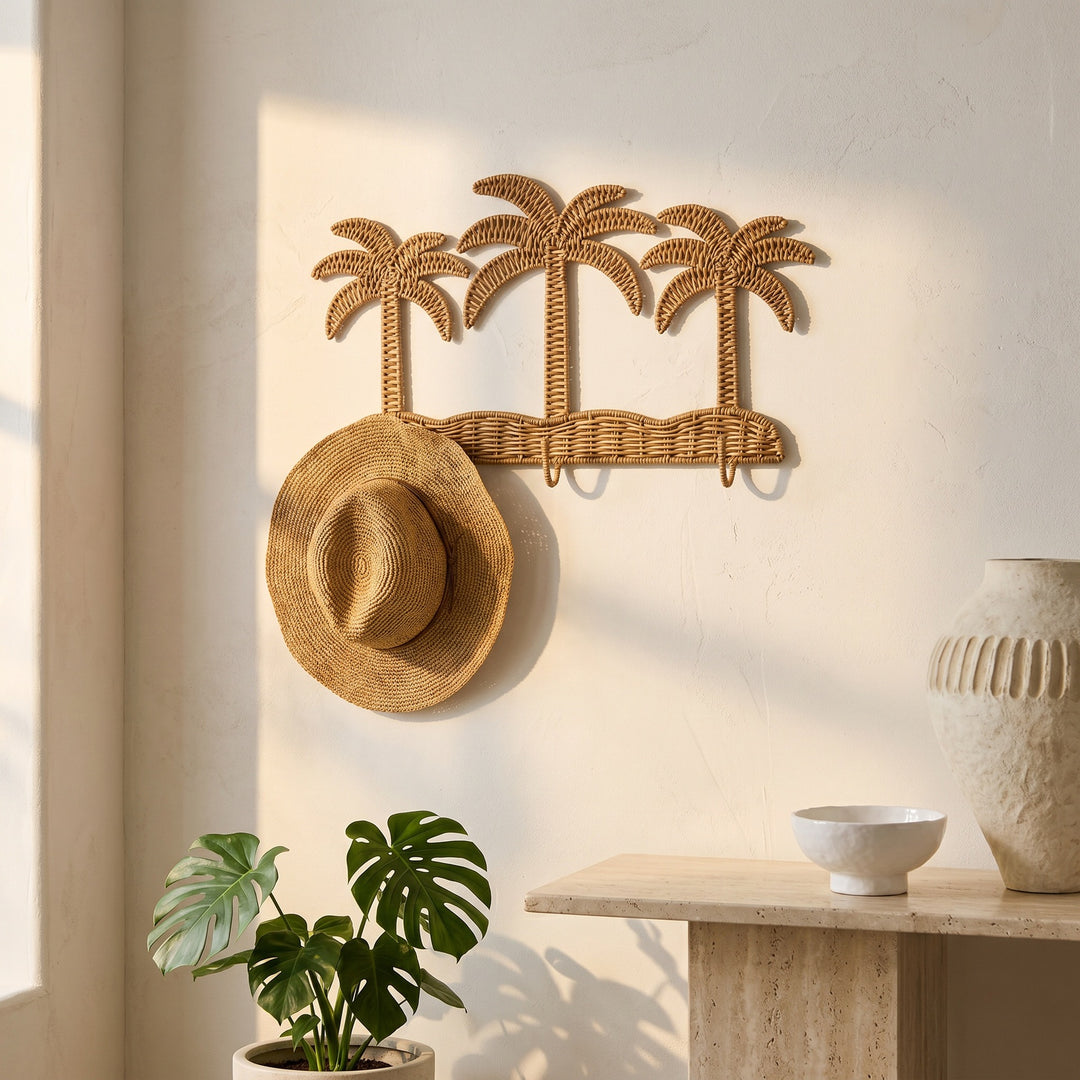Wall wardrobe in palm design Kalsten