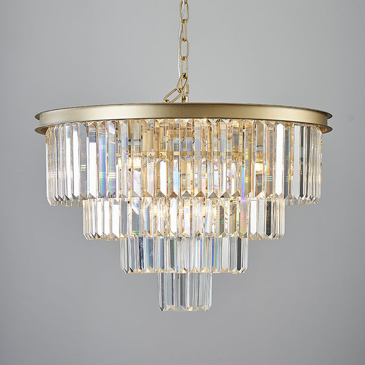Crystal Tiered Chandelier