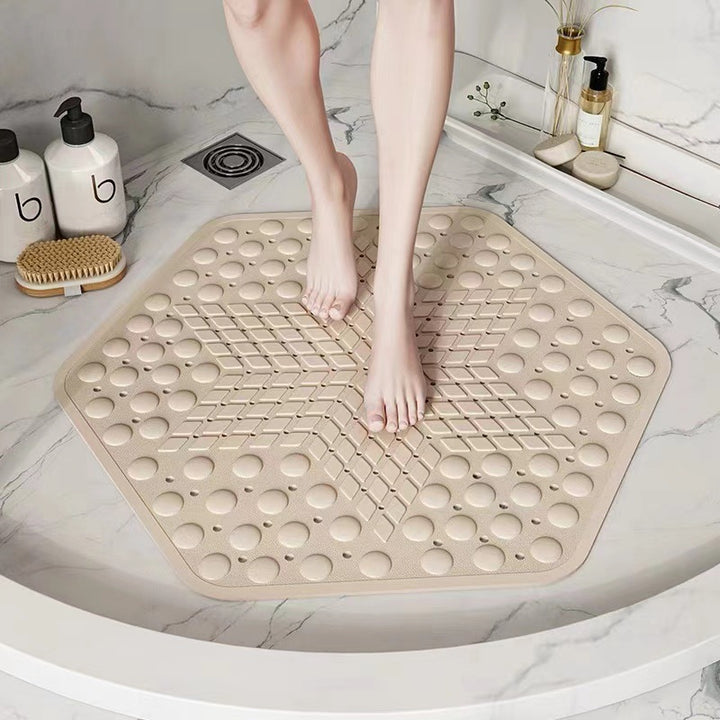 Hexagonal Anti-Slip Shower Mat Kalsten