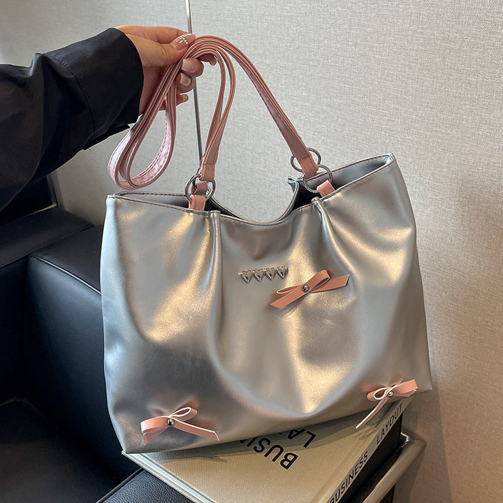 Elegant Faux Leather Hobo Bag