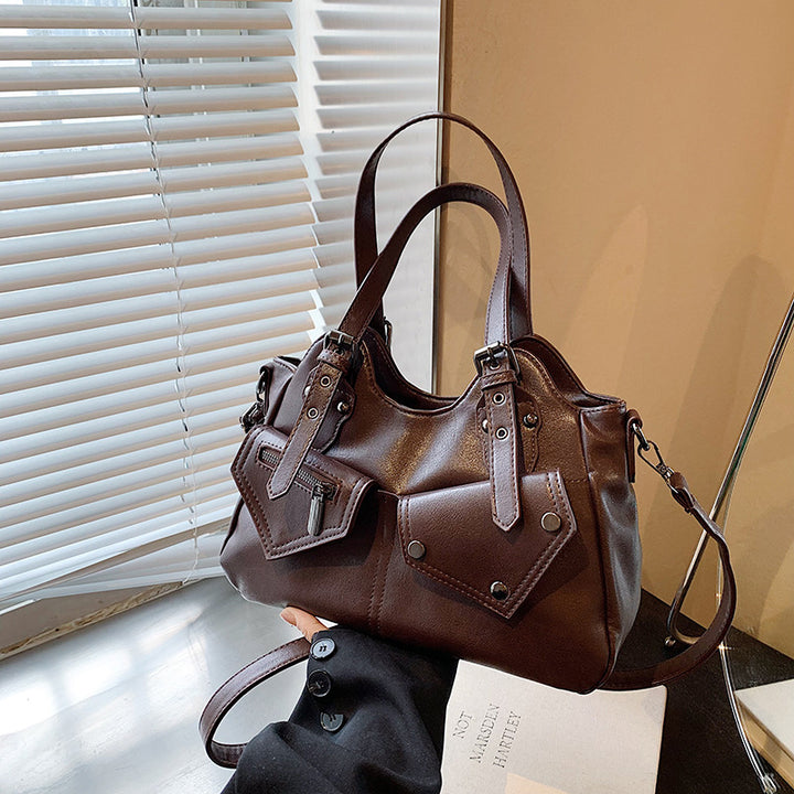 Multi-Pocket Utility Handbag