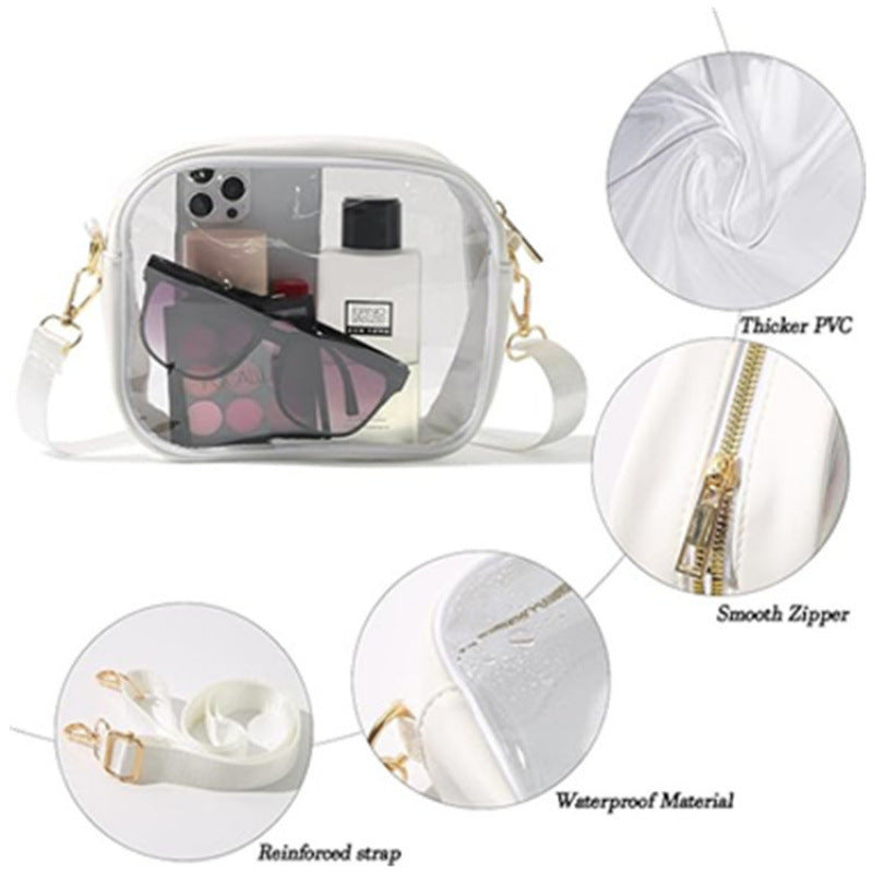 Transparent Cosmetic Shoulder Bag Kalsten