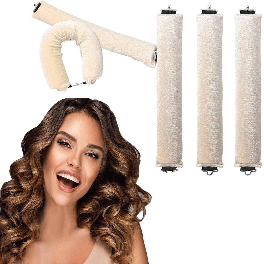 Heat-Resistant Hair Curling Rollers Set