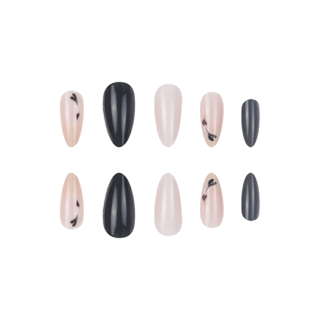 Artistic Pointed Gel Nail Extensions Kalsten