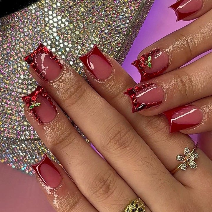 Elegant Theatrical Press-On Nail Set Kalsten