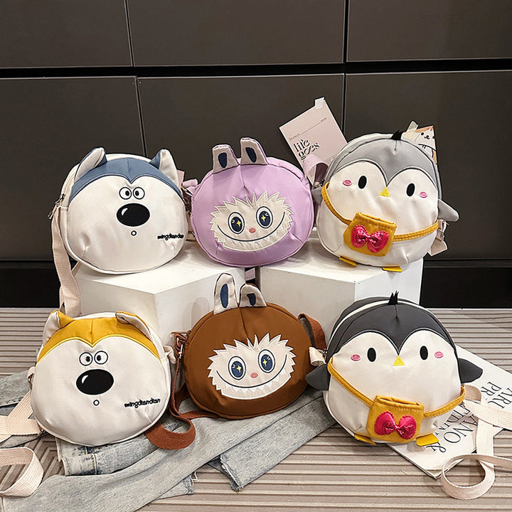 Plush children's backpack in cute penguin design Kalsten
