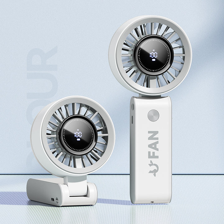 High-Efficiency Handheld Cooling Fan with Digital Display Kalsten