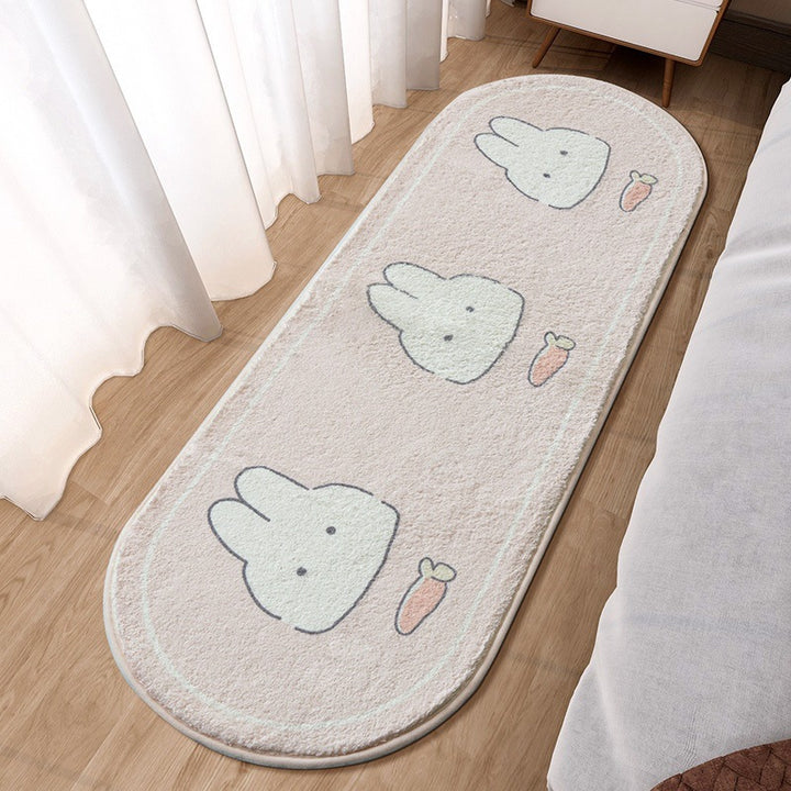 Soft Plush Bunny Themed Area Rug