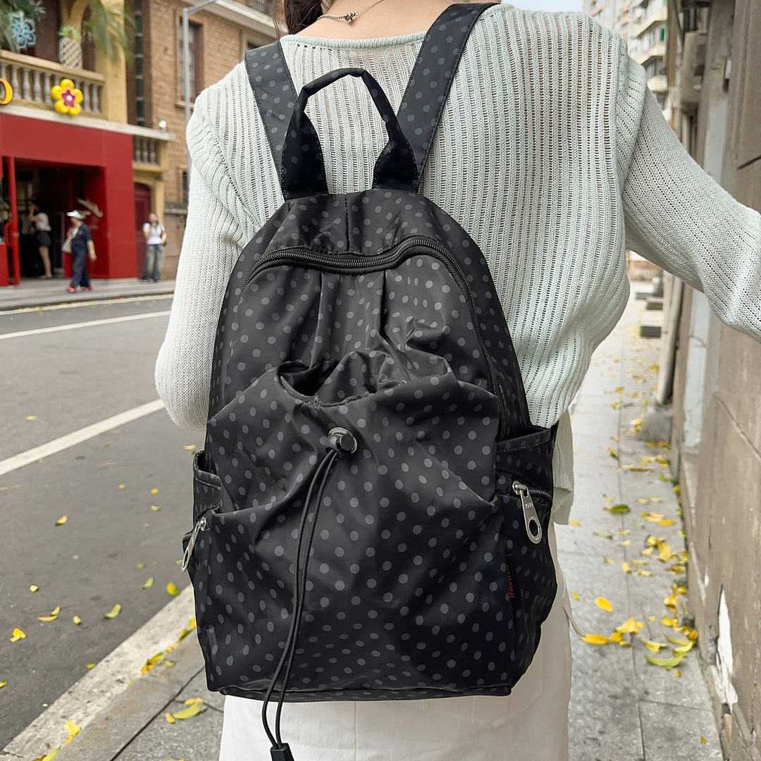 Stylish Polka Dot Patterned Backpack Kalsten 1791205342