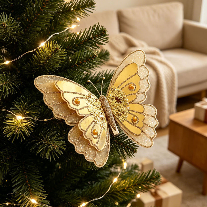 Decorative butterfly pendant for Christmas tree