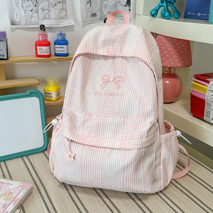 Casual Striped Backpack Kalsten