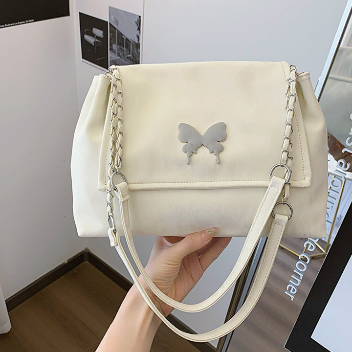 Chic Butterfly Accent Slouchy Handbag Kalsten