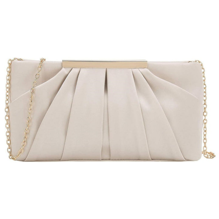 Elegant Clutch with Refined Pleat Details Kalsten