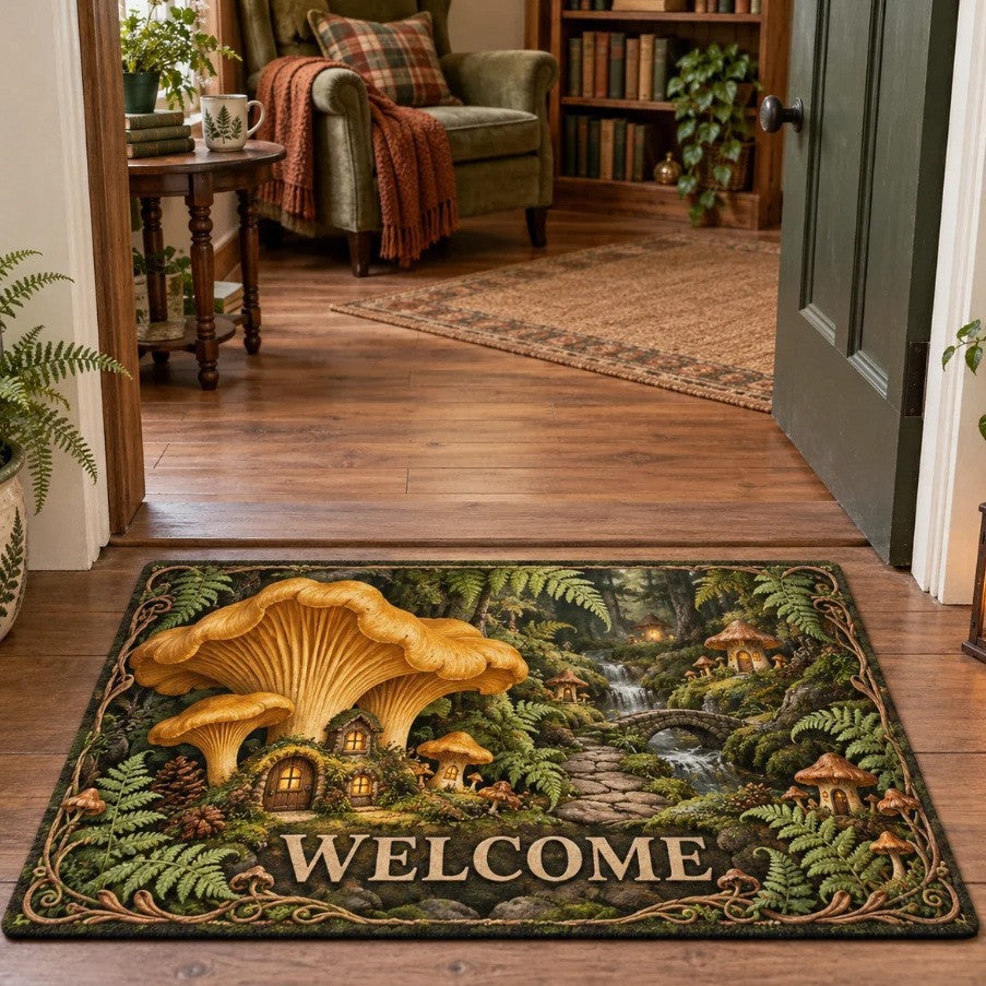 Floral Welcoming Door Mat Kalsten