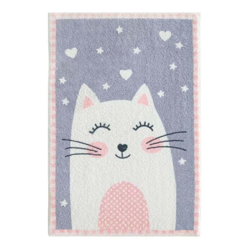 Cute Bunny-Themed Decorative Area Rug