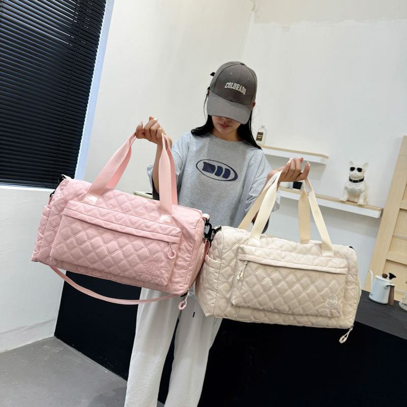 Quilted Gym Duffle Bag Kalsten