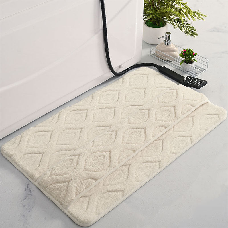 Plush Textured Bathroom Comfort Mat Kalsten