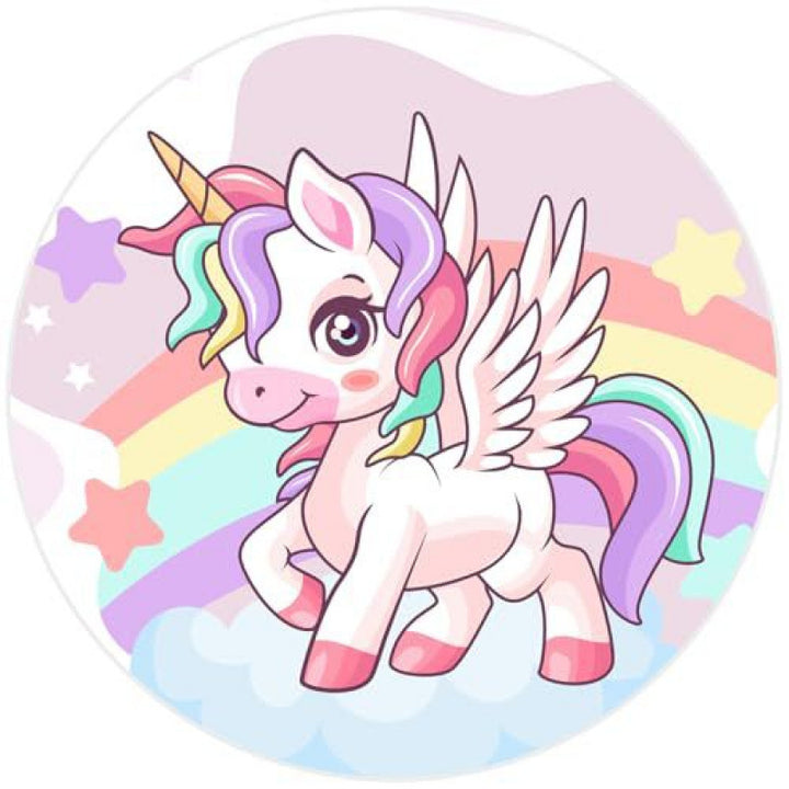Unicorn-Themed Plush Toy