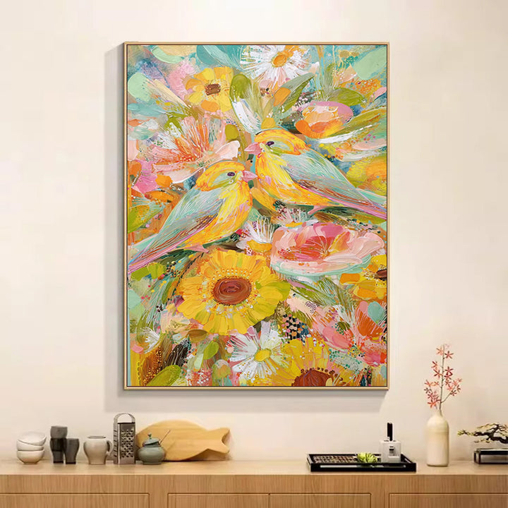 Floral Themed Canvas Wall Art