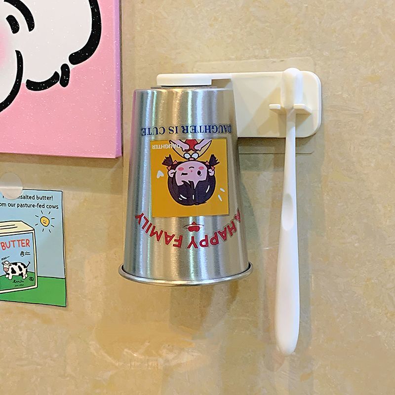 Wall-mounted cup with playful design Kalsten