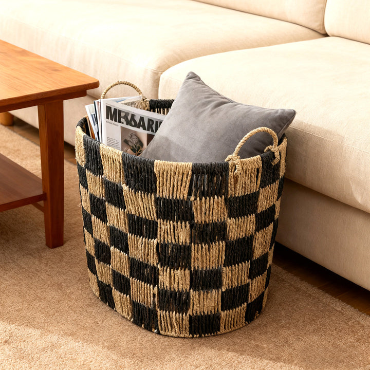 Handwoven storage basket Kalsten